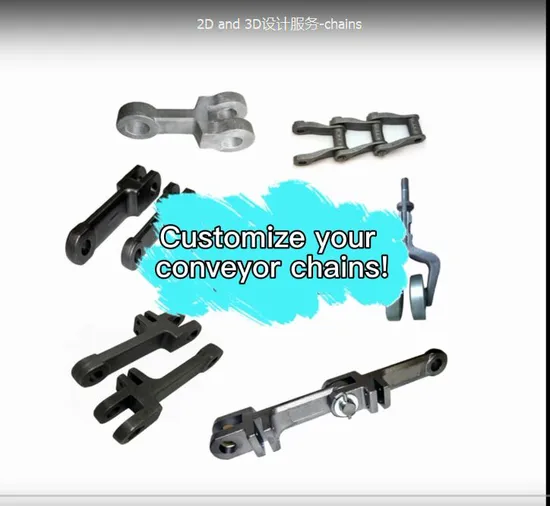 Stainless Steel Heat Resistant Made to Order Conveyor Grip Chain Links